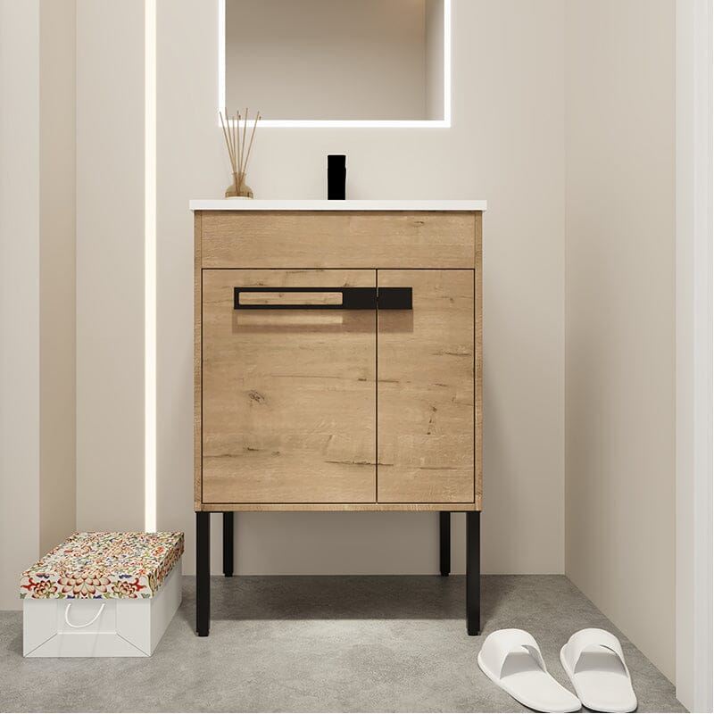 Dropship Tall Bathroom Corner Cabinet, Freestanding Storage Cabinet With  Doors And Adjustable Shelves, MDF Board, White to Sell Online at a Lower  Price