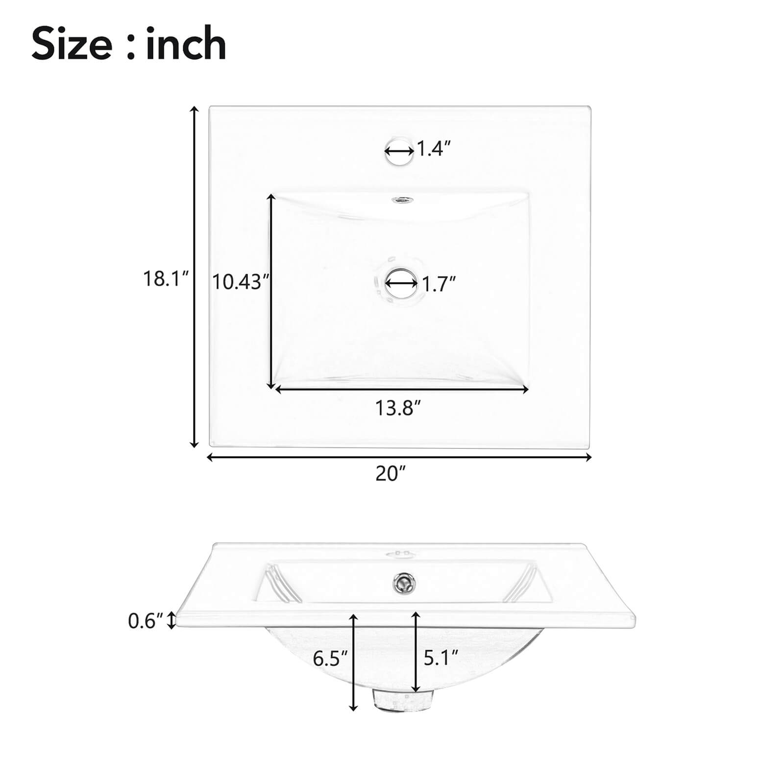 20 Inch White Mid Century Modern Freestanding Vanity Sink Dimensions Specs Showcase