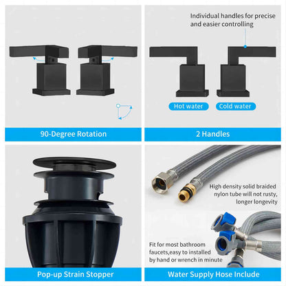 Matte black faucet installation