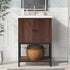 24 inch Walnut Freestanding Bathroom Vanity with Open Shelf