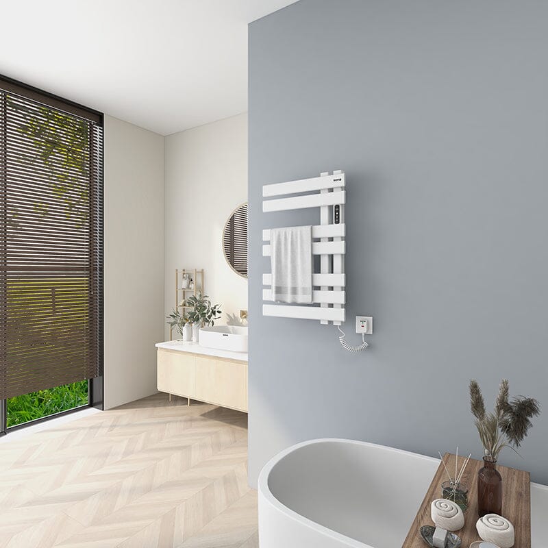 Grey flat towel online radiator