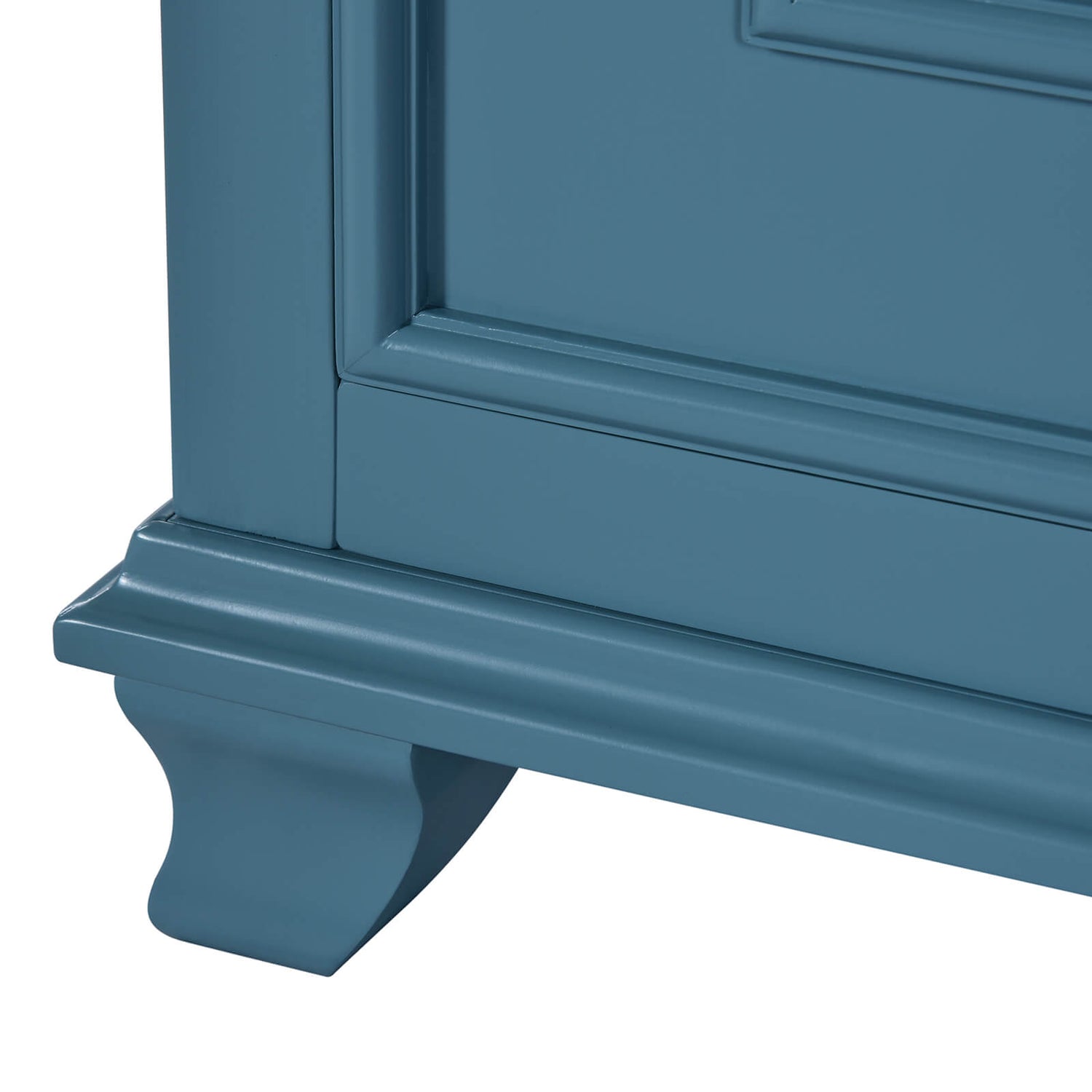 30 in Classic Double Door Bathroom Vanity Leg Detail