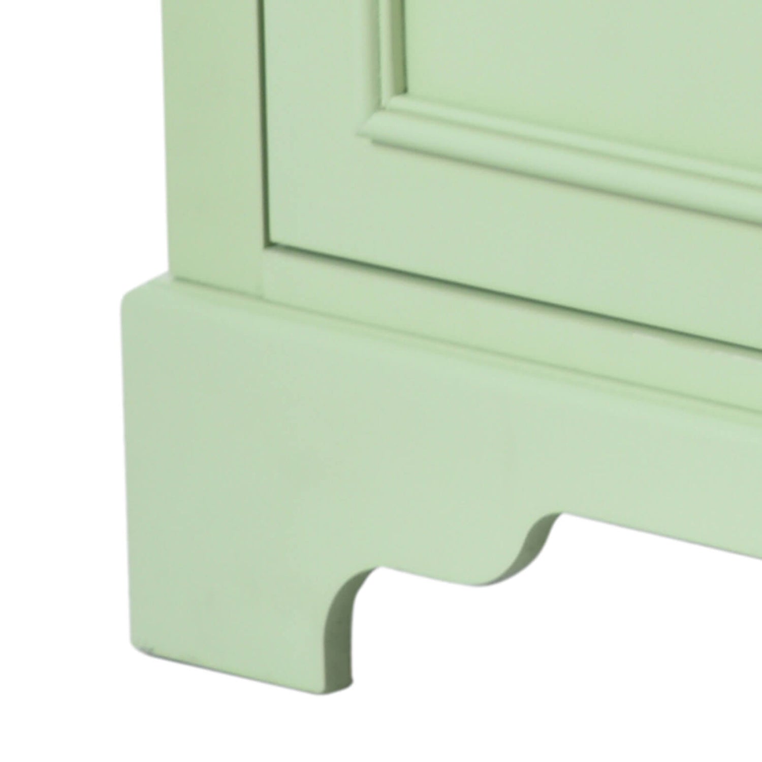 30 inch Floor Standing Single Sink Green Bathroom Vanity Table Leg Detail