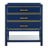 30 Navy Blue Modern Freestanding Bathroom Vanity No Sink