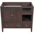 36 inch Brown Bathroom Vanity Cabinet Only