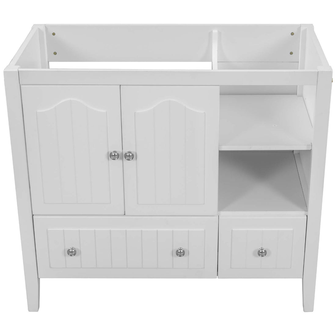 36 inch White Bathroom Vanity Cabinet Only