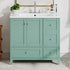 36 inch Mint Green Bathroom Vanity with Integrated USB Charging