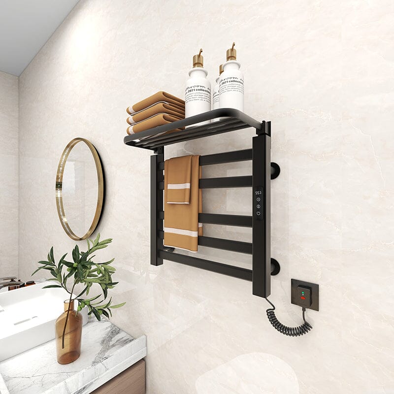 Dropship UNIQUE PLUS LIFE Heated Towel Rack, Wall Mounted Electric