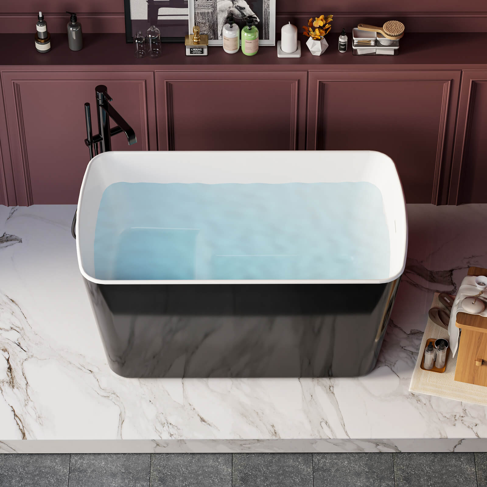 49 inch Small Size Sit In Soaking Tub