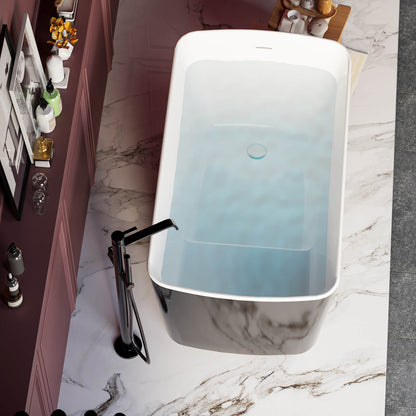 49 inch Small Size Soaking Tub with Seat