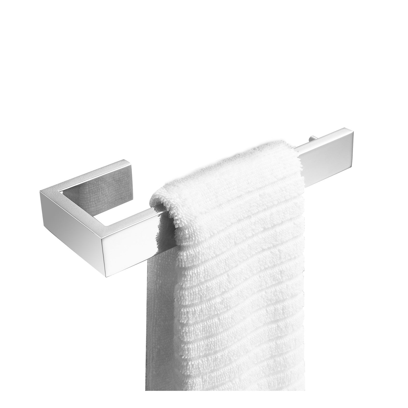 4 Piece Bathroom Set with Towel Rack