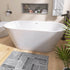 55 inch Flat Bottom Acrylic Bathtub