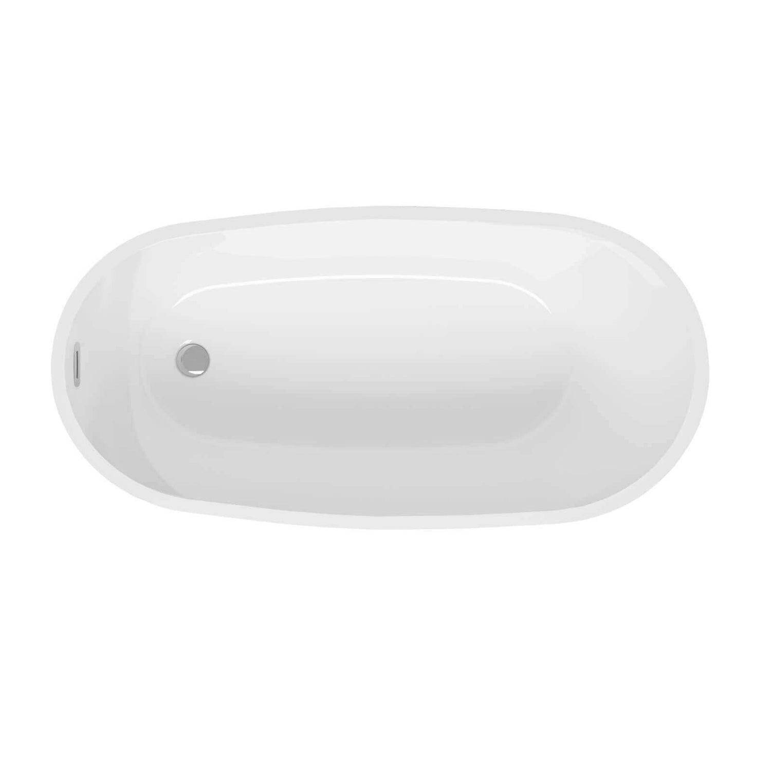 59 inch single slipper small size acrylic bathtub inner tank details