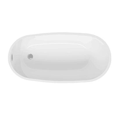 59 inch single slipper small size acrylic bathtub inner tank details