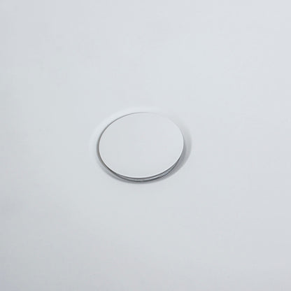 66 in Matte White Egg Shape Solid Surface Tub Drain