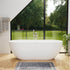 67 in 2 Person Freestanding Solid Surface Tub