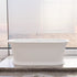 67 inch modern pedestal tub crafted from premium stone resin