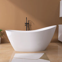 65'' Acrylic Reclining Slipper Tub