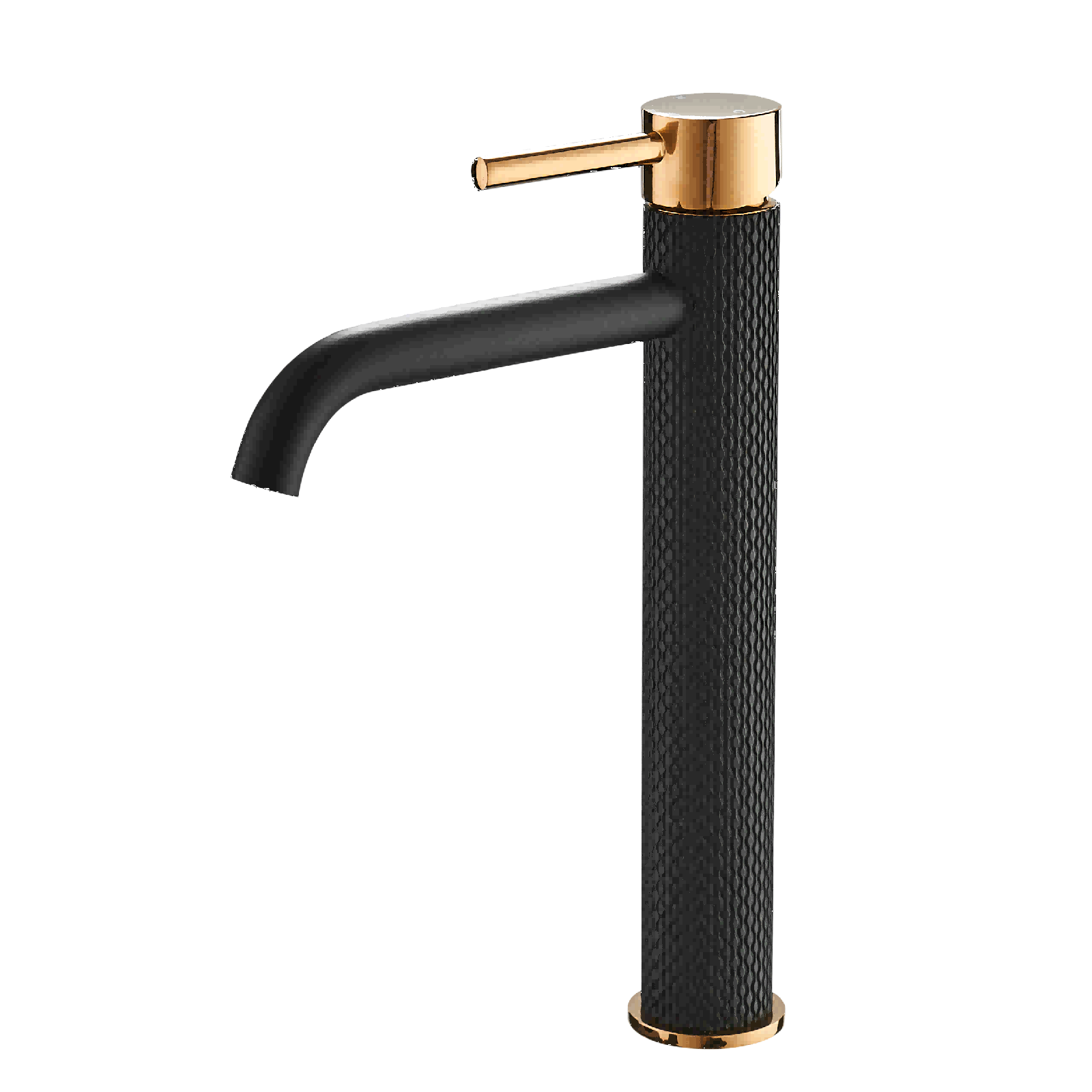 Black and Gold Cylinder Faucet