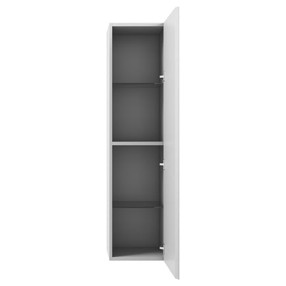 Blossom 48&quot; Wall-Hung Side Cabinet 1 Door 3 Shelves Gray