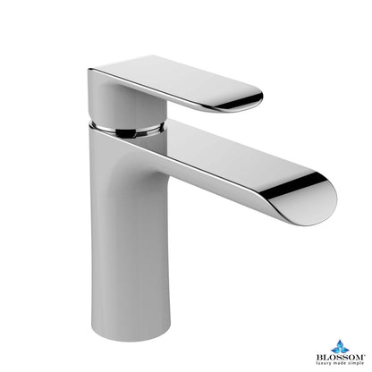 Blossom Lever Handle Cylinder Bathroom Sink Faucet