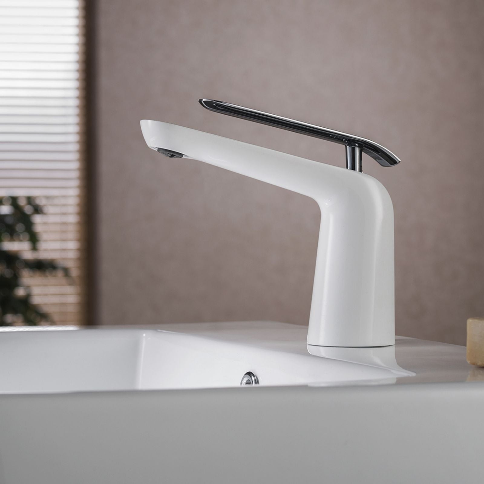 Blossom Premium Quality Faucet with Long Lasting Finishes White