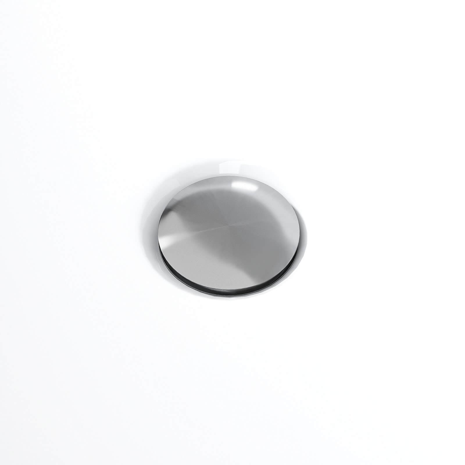 Bright White 59 inch Fluted Oval Soaking Bathtub Drain