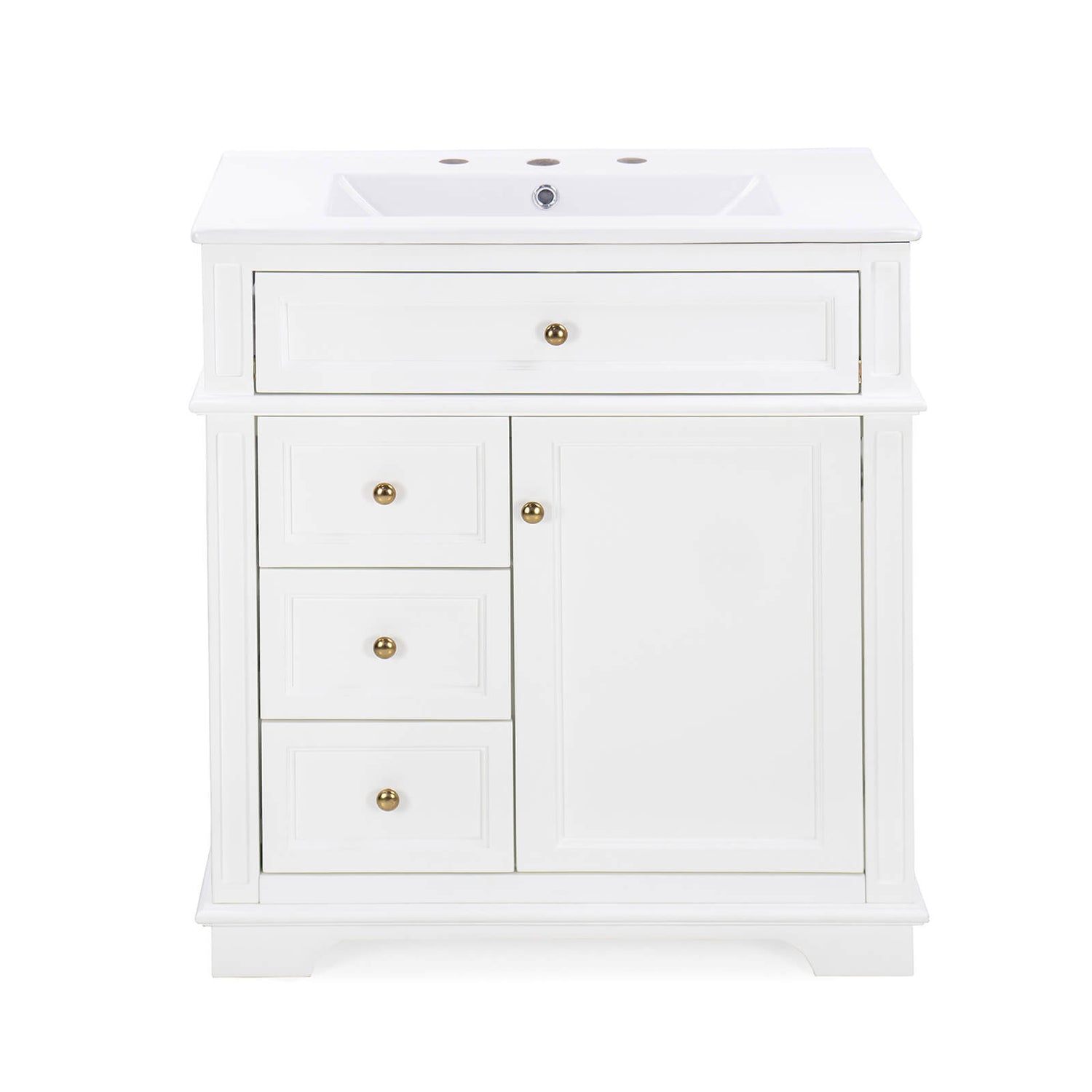 Compact freestanding bathroom vanity for stylish and practical spaces