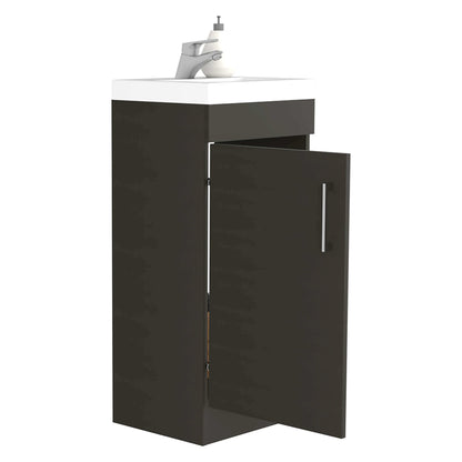 Compact particleboard bathroom vanity for budget-conscious renovations