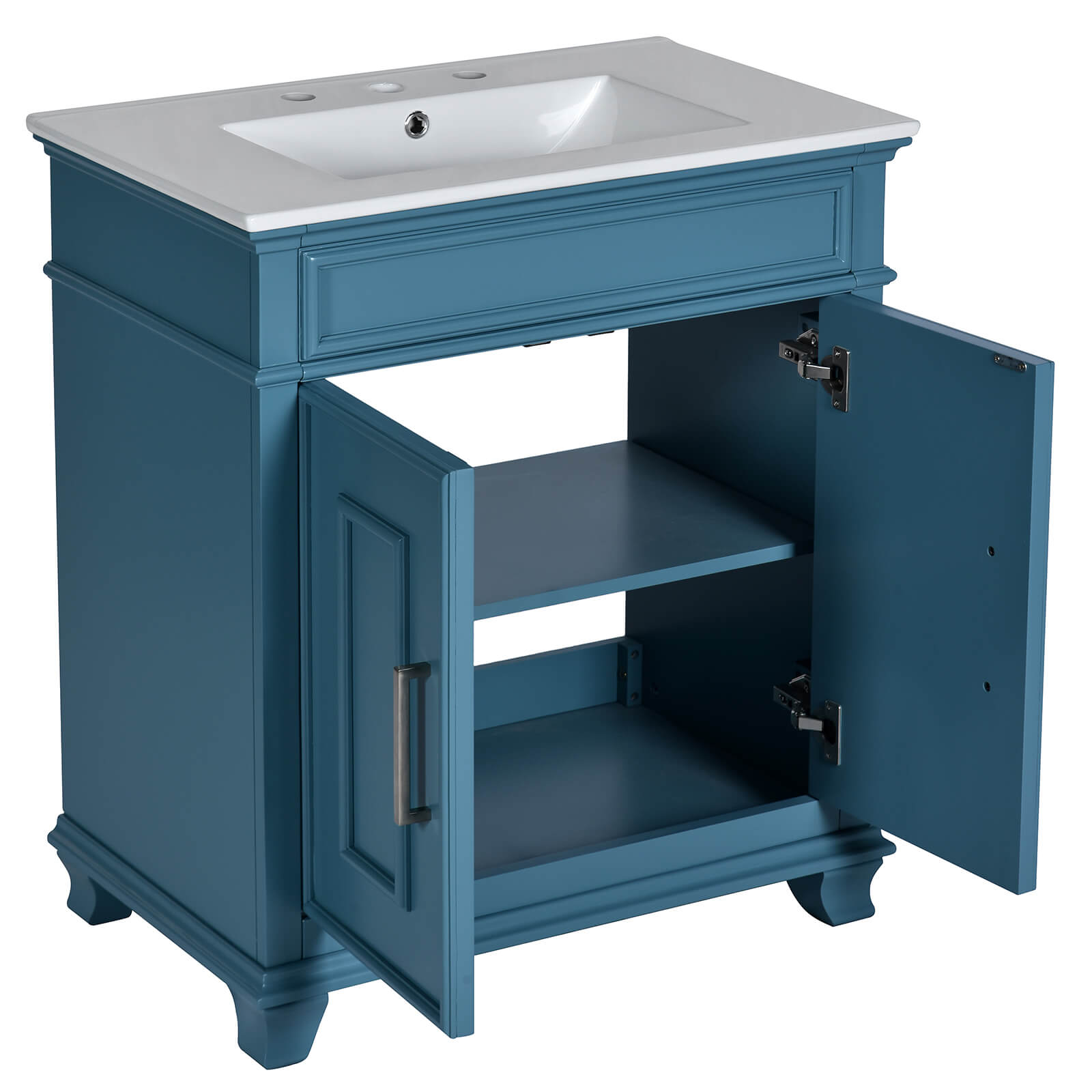 High quality solid wood bathroom vanity with waterproof coating