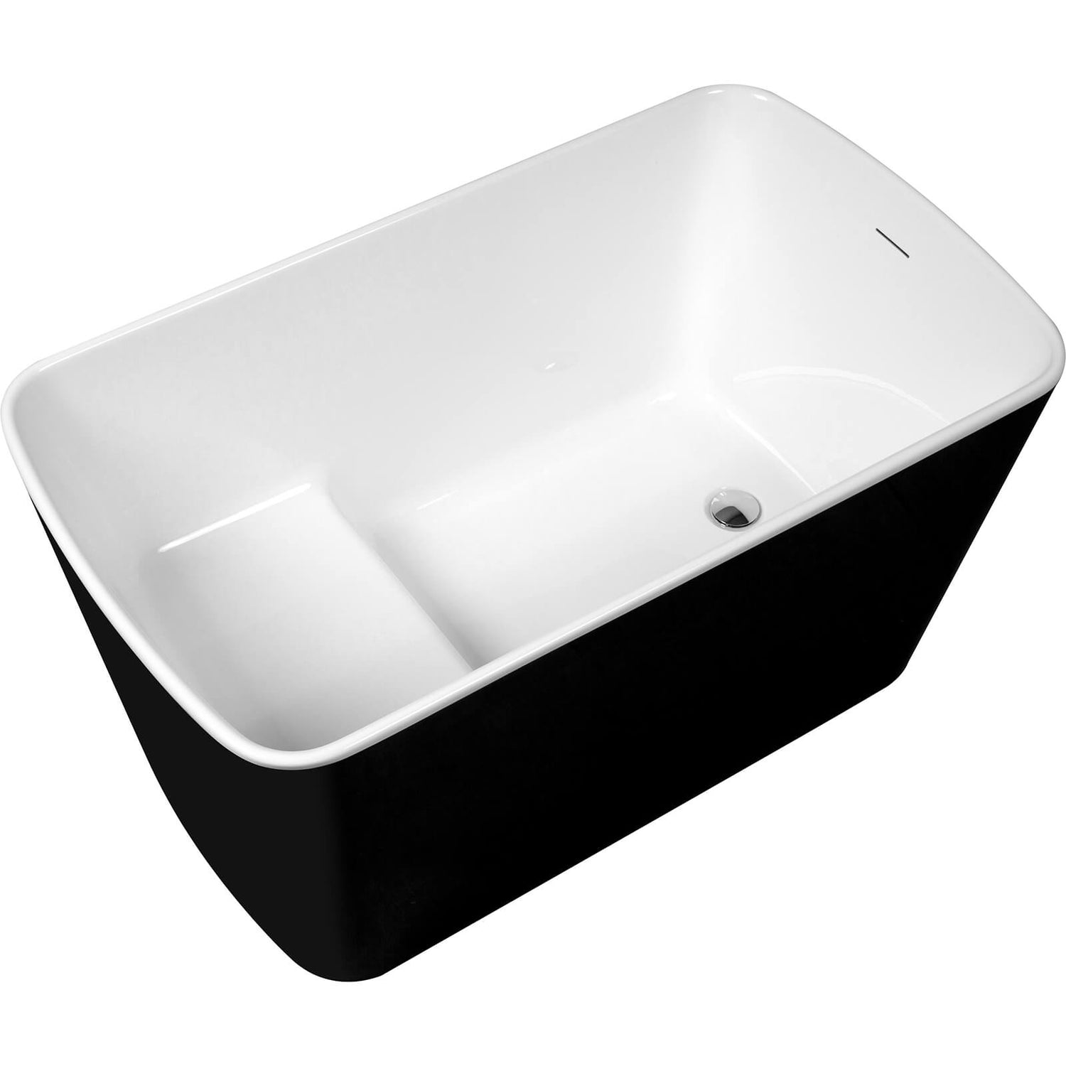 Japanese style 49 inch small size sitting bathtub with Stand Alone design