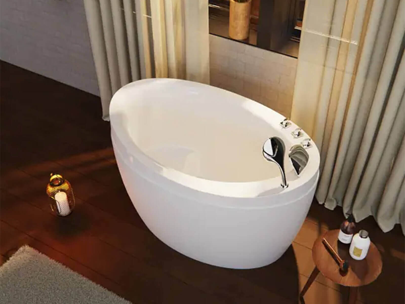 Modern Massage Japanese Soaking Tub