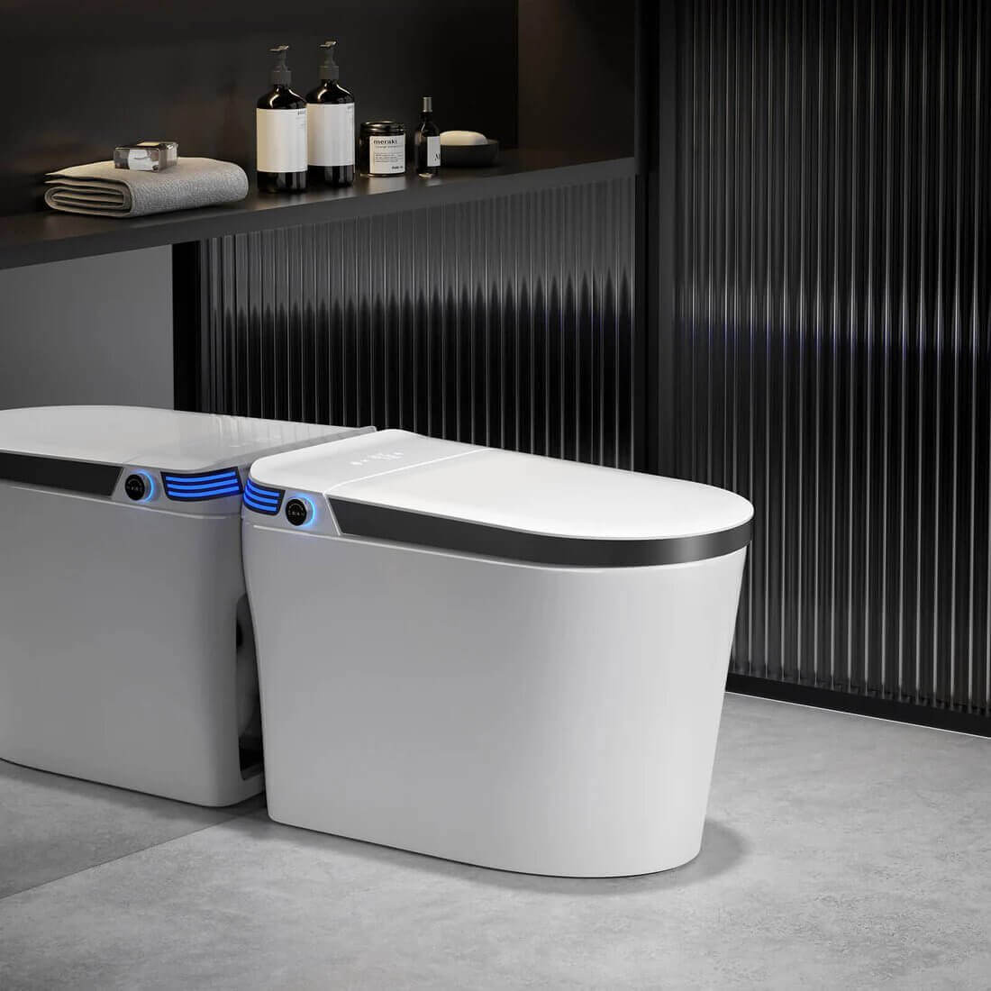 Modern design white smart toilet