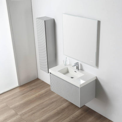 Positano 36&quot; Wall-Mounted Vanity Gray