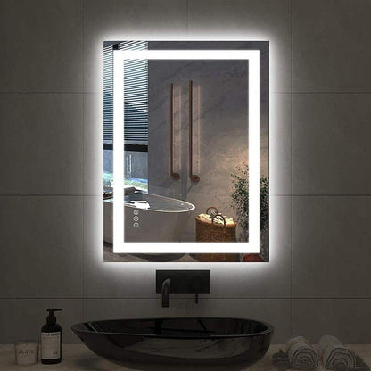 36 in. W x 24 in. H LED Light Bathroom Vanity Mirror Large