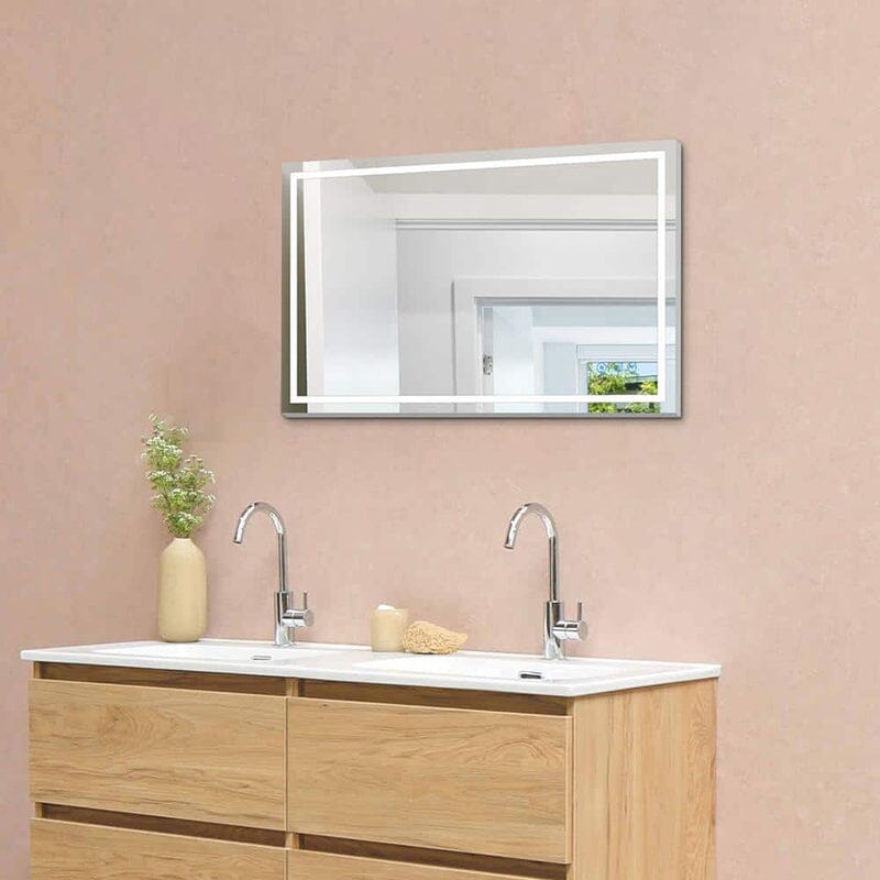 Large real oak hotsell Vanity mirror