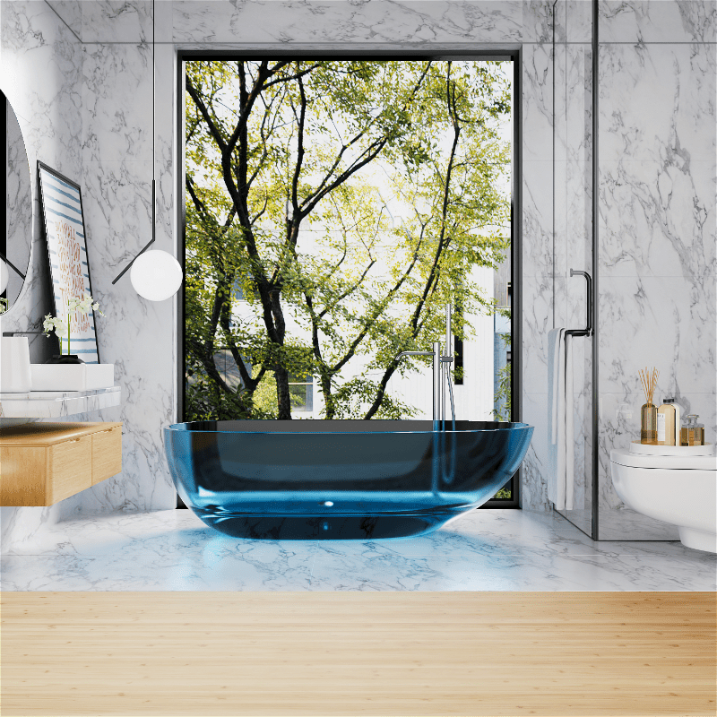 Luxury freestanding bathtubs, Stone resin, Soaking tubs for two
